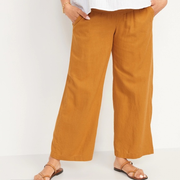 Old Navy maternity linen pants XL - Picture 5 of 5